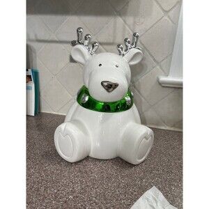 NewBath and Body Works Jingle the Reindeer cookie jar large Jingles Slatkin & Co